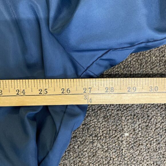 Vtg Pepsi 80s Holloway Employee Men's Bomber Jacket Striped Cuff Collar XXL Blue - Picture 7 of 10